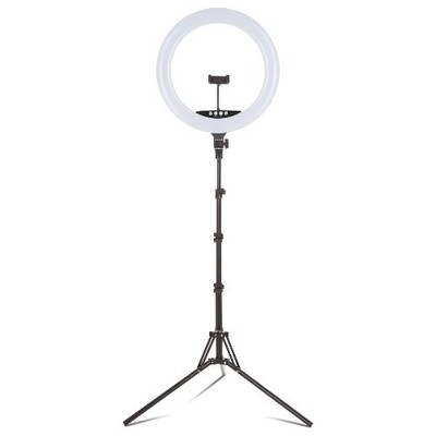 Vivitar 18'' LED RGB Ring Light with Tripod, Phone Holder USB Charging Ports