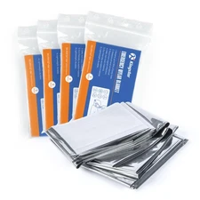 Emergency Blankets 4 Packs 84" L x 52" W Mylar Thermal Blankets for Survival ...