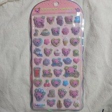 Tamagotchi Cotton Puffy Stickers Sheet Furawatchi Character