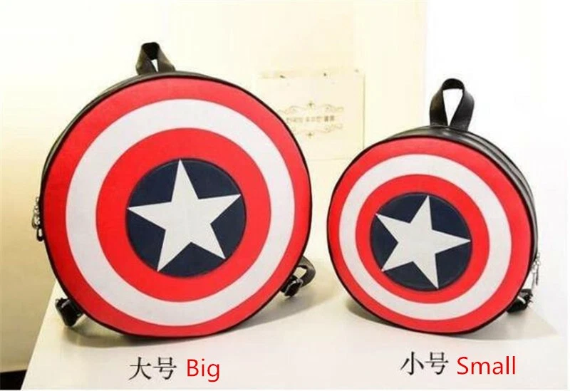 Marvel Capitán América Cht-Mochila HS 1.3, Negro