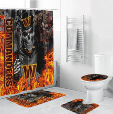 Washington Commanders-Gift Idea Shower Curtain or Bathroom set
