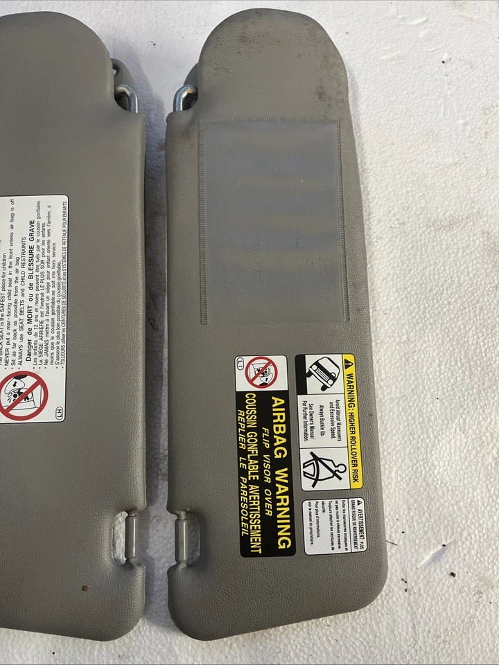 1995 - 2004 年丰田塔科马遮阳板司机乘客对灰色左右原始设备制造商 — 第 3/4 张图片