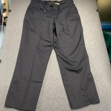 Dockers Premium D4 Men's Pants Size W36 L30 Blue Relaxed Fit Chinos Flat Front