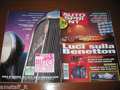 AUTOSPRINT 1999/3=PARIS-DAKAR=BENETTON 199=MARIO ILLIEN=CUNICO JOLLY CLUB=