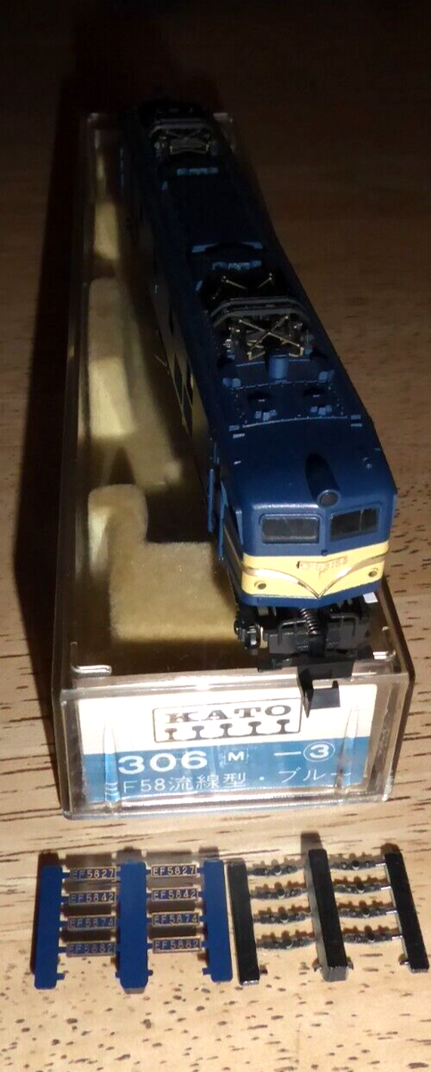 KATO 306-1 EF58 N TRAIN 6車両セット Kato 306 N Scale Electric Locomotive EF 58, 10-Axle Japan