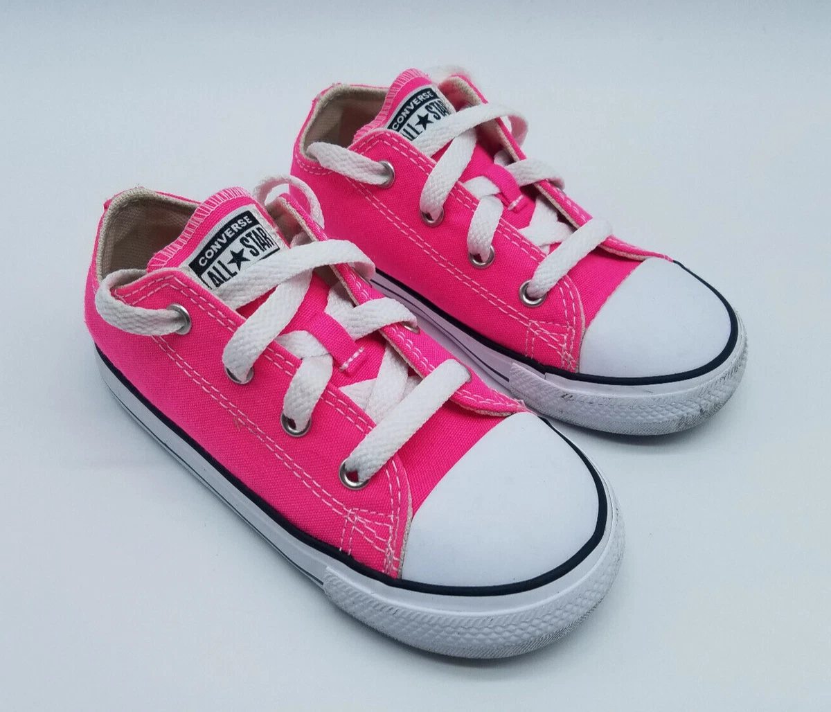 Converse Chuck Taylor Low Top Infant Baby s Sneakers Size 9 Pink