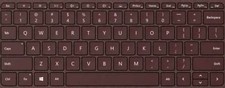 Single Key Hinge for Surface Go Signature Alcantara Keyboard Type Cover Burgundy