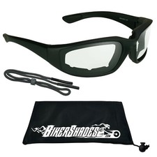 Z87 Bifocal Motorcycle Safety Glasses Foam Padded Wind Resistant Reader Cheater