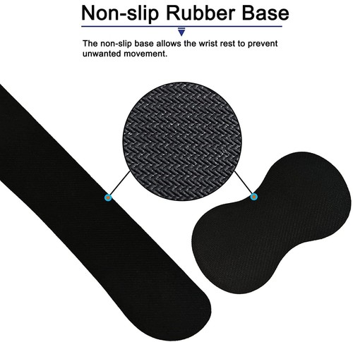 Extended XXL Gaming Mouse Pad and Ergonomic Memory Foam Keyboard Wrist Rest for - Picture 5 of 7