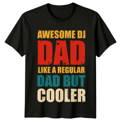 Tolles DJ Dad Like A Regular Dad Herren T-Shirt DJ Occupation Tee