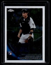 2010 Topps Chrome #202 Drew Butera Rookie Autograph