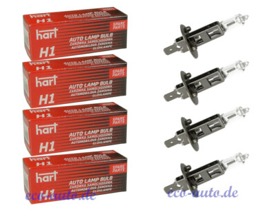 4 x Glübirne H1 12V 55W Halogen für SEAT ALHAMBRA ALTEA CORDOBA EXEO