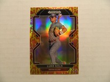 2022 Panini Draft Picks Snakeskin Prizm Card of Luke Gold -Tigers Prospect