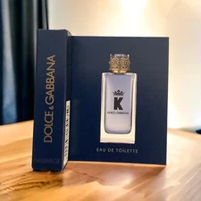 Dolce & Gabbana K “KING” Eau de Toilette Cologne SAMPLE 0.03 oz / 1ml NEW!