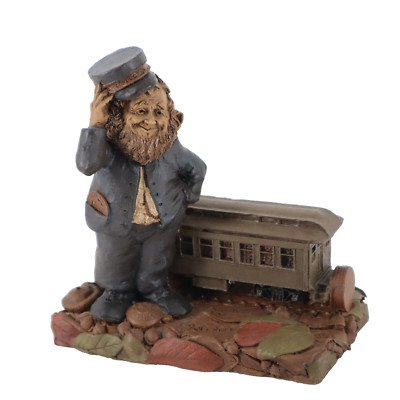 Tom Clark Gnome PULLMAN Conductor Passenger Car Amtrak Sign 1986 #85 COA Train