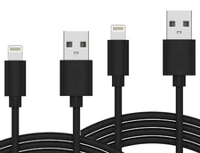 For iPhone 11 12 13 14 Pro Max - 2 Pack 6ft Long Cable Fast Charge USB Cord Wire