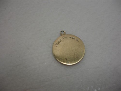 JANIYE JAPAN STERLING 950 ROUND FLOWER PENDANT CHARM - Picture 4 of 5