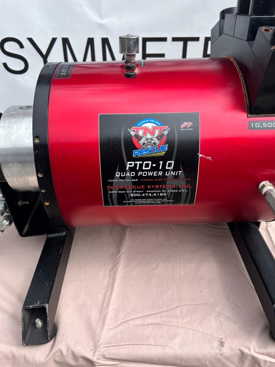 TNT Rescue PTO-10 Quad Power Hydraulic Pump High Pressure Unit