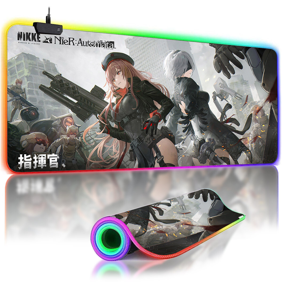 Goddess of Victory Rapi NIKKE Extended Mousepad Oversized Gaming