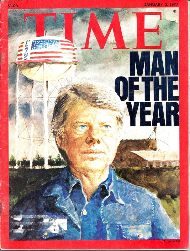 Vintage Time Magazine Man of the Year Jimmy Carter. Jan 3, 1977. 84 p.