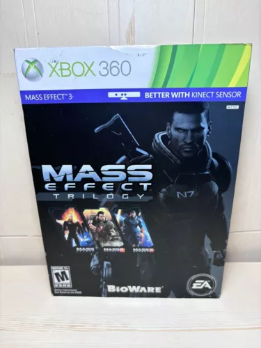 Mass Effect Trilogy (Microsoft Xbox 360, 2012)  No Manual Tested And Working