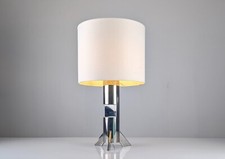 Steel Sculpture Table Lamp