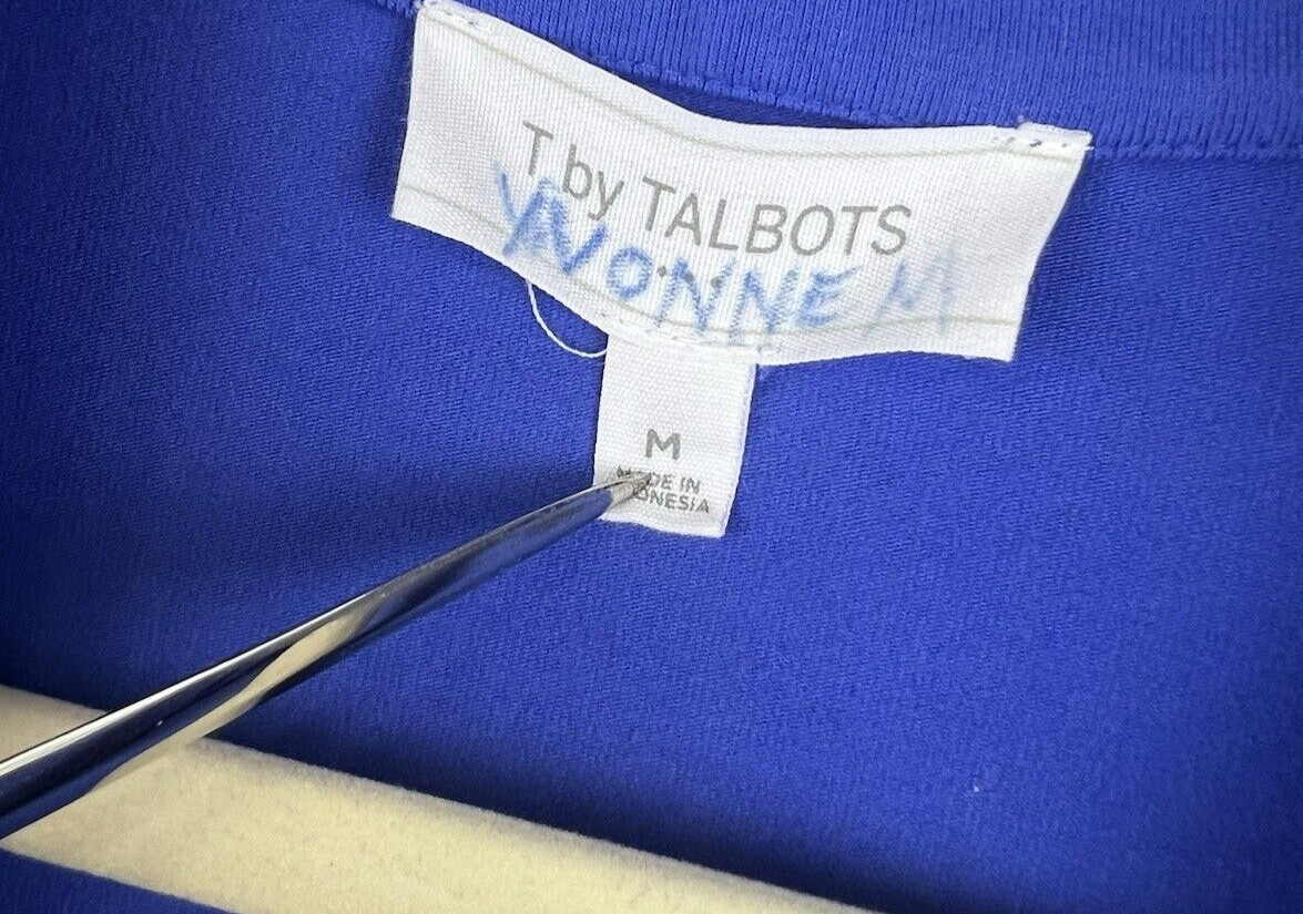 Talbots Plus Women's Jacket Medium Solid Royal Bl… - image 2