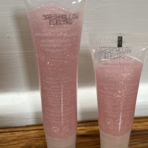 New Lancôme Juicy Tubes Lip Gloss Full Size & Travel Size 05-Marshmallow Electro - Picture 5 of 8