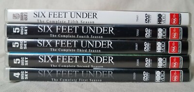 Six Feet Under Complete Seasons 1-5 DVD HBO TV Series Region 4 FREE SHIP + READ