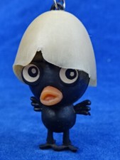 MIGNON Cute RARE +++ PORTE-CLES FIGURINE Key ring - CALIMERO PAGOT POUSSIN Chick