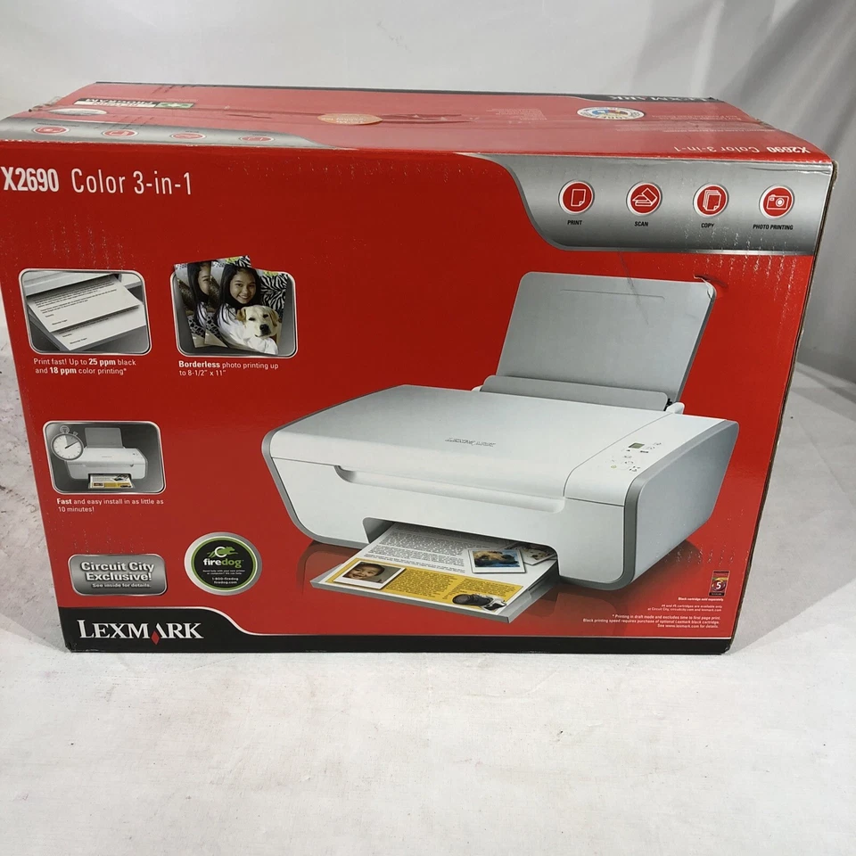 Lexmark X2690 Color 3-in-1 Printer - NEW In Box - Image 4 of 4
