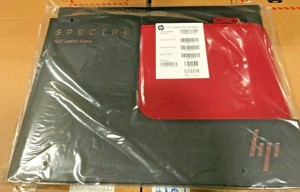 HP 13.3 laptop Sleeve  Spectre Red L-Zip Sleeve (2HW35AA#ABB) - Image 2 of 4