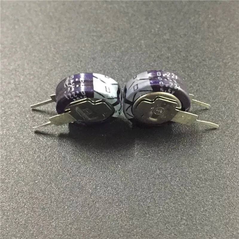 5.5V 0.22F Farad Super Capacitor 11.5x13mm Brother Printer Repair 2pc - image 3 of 3