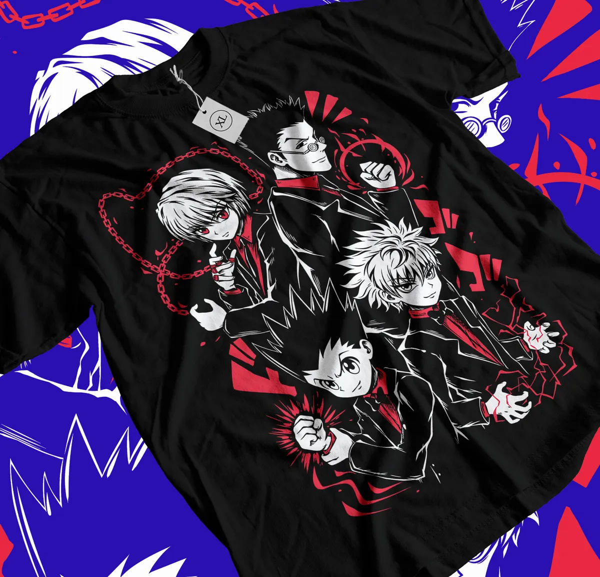 Hunter X Hunter Killua Anime Unisex Tshirt T-Shirt All Size |