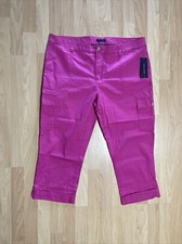 TOMMY HILFIGER Size 16 NWT Women s Crop Cargo Pants Inseam 23 NEW WITH TAG