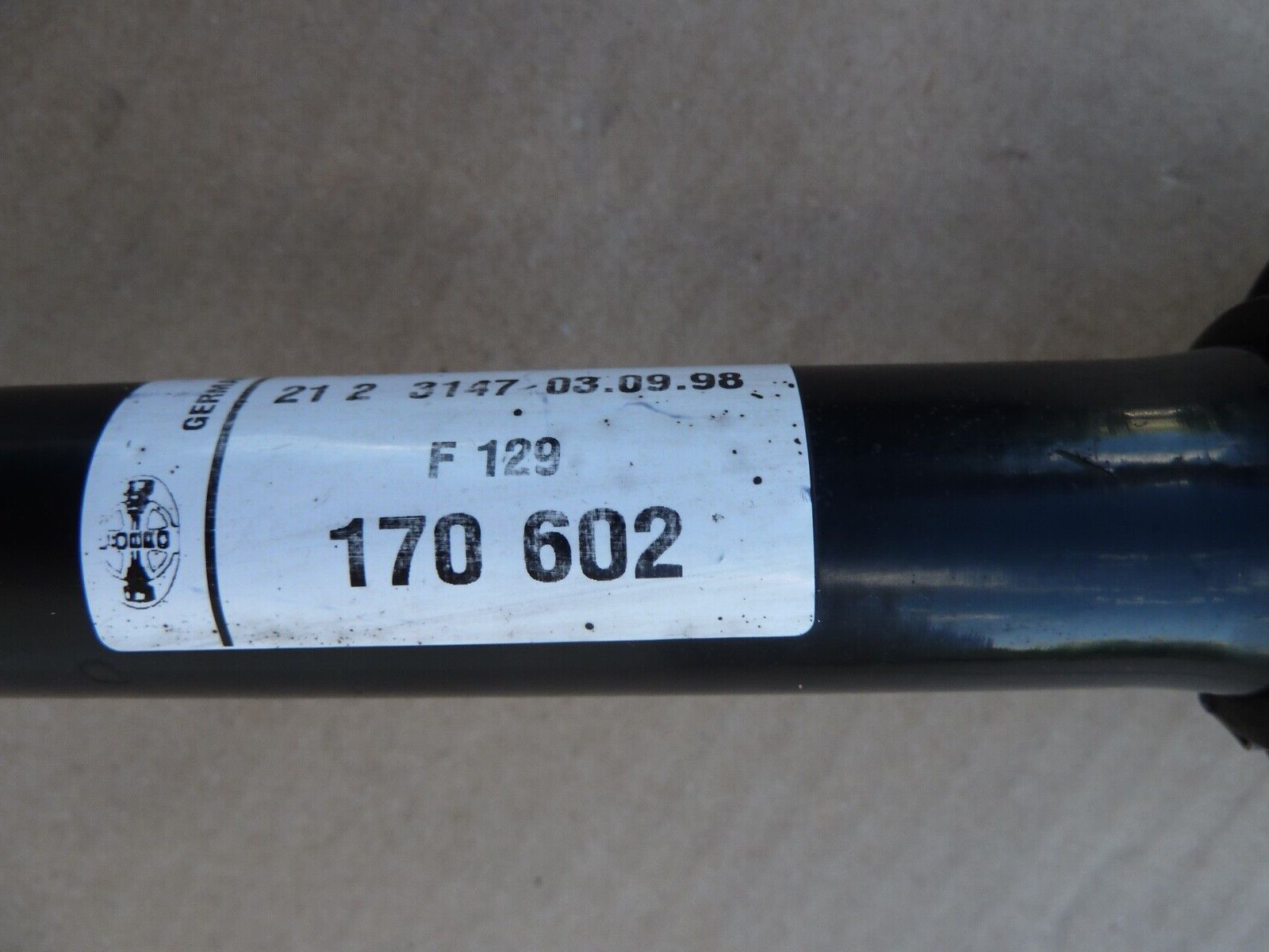 FERRARI 355 COMPLETE REAR DRIVE AXLE SHAFT BOSCH ABS F355 F129