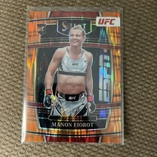 MANON FIOROT 2022 SELECT UFC Concourse ORANGE FLASH RC PRIZM Rookie
