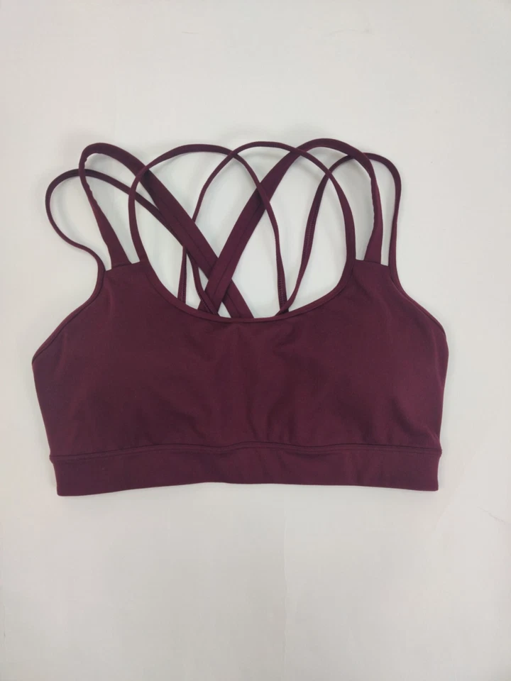 Victoria Secret Sport Women Sport Bra Burgundy Size Medium - Image 2 of 4