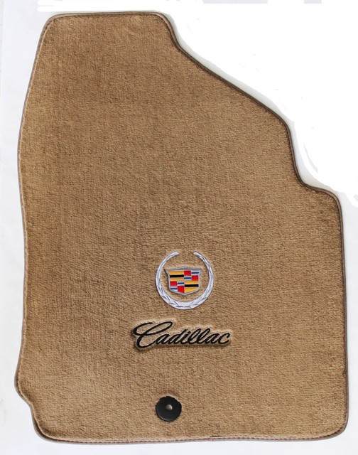NEW! Tan Floor Mats 20102016 Cadillac SRX Official Crest Logo & Script