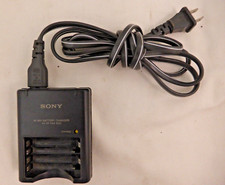 Sony Ni-MH Battery Charger Charges AA AAA Rechargeable Batteries 1.4V BC-CS2A