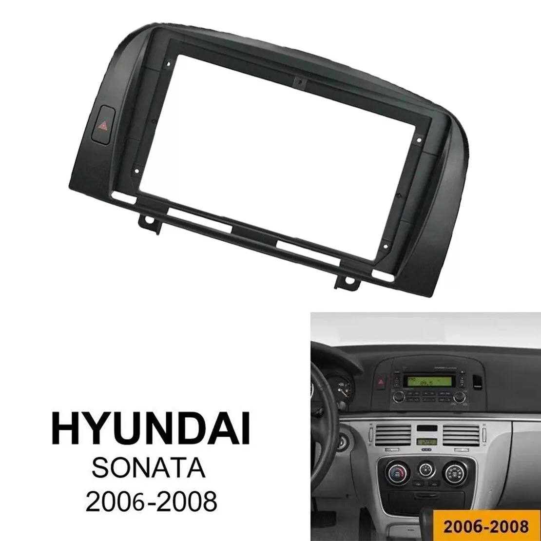 Auto Stereo Radio Fascia Trim 9inch Frame For Hyundai SONATA NF