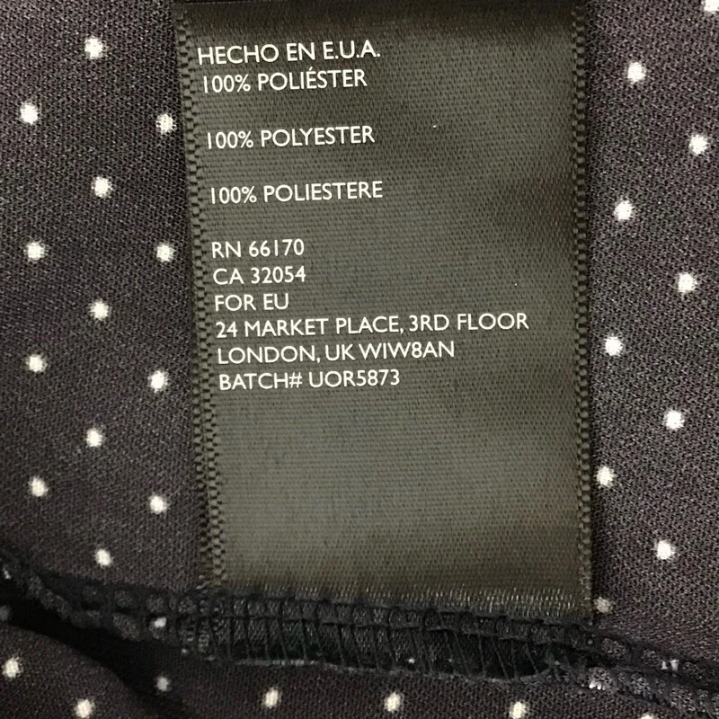 Alfileres y agujas Mameluco Mujer Azul Blanco Lunares Volantes Cuello en V Manga Gorra S Foto 4 de 4