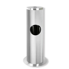 Stainless Steel Floor Dispenser and Built-in Trash Can for Sanitary Wipes
