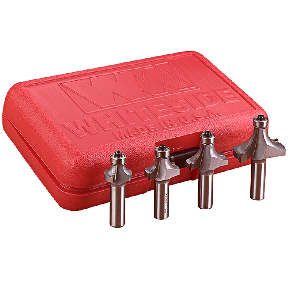 Whiteside 4 pc. Roundover & Beading Set, 1/2 in. Shank