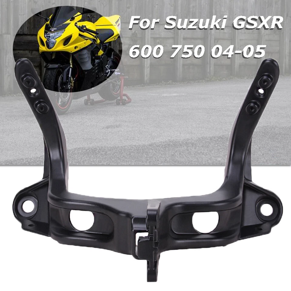 For 2004-2005 Suzuki GSXR600 GSXR750 Front Headlight +Upper Stay Fairing Bracket Foto 4 de 4