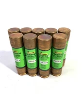 Qty-9 NOS Bussmann Fusetron FRN-R-45 Time Delay Dual Element 250V-45 Amp Fuse