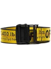 "Off-White BELT" Industrial yellow belt