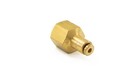 1/4" Female NPT to 1/8" Push to Connect Brass Fitting - Accepts 1/8" Air Line