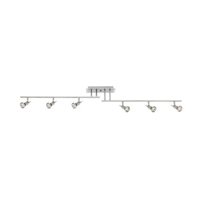 Access Lighting Viper 6 LED bulb Semi-Flush, Brushed Steel - 52043LEDDLP-BS