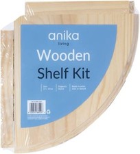 WOODEN CORNER SHELF KIT 19CM X